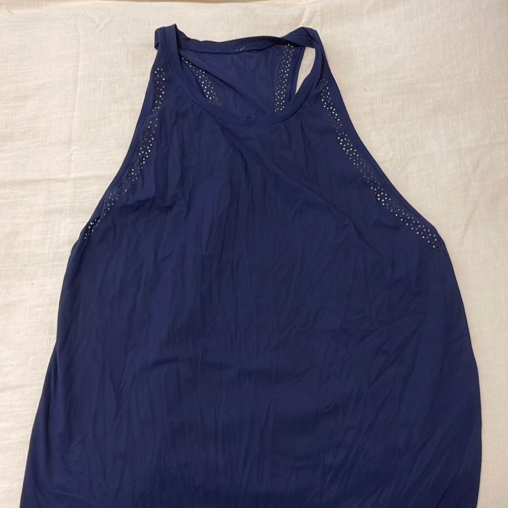 lululemon tank top navy size 10